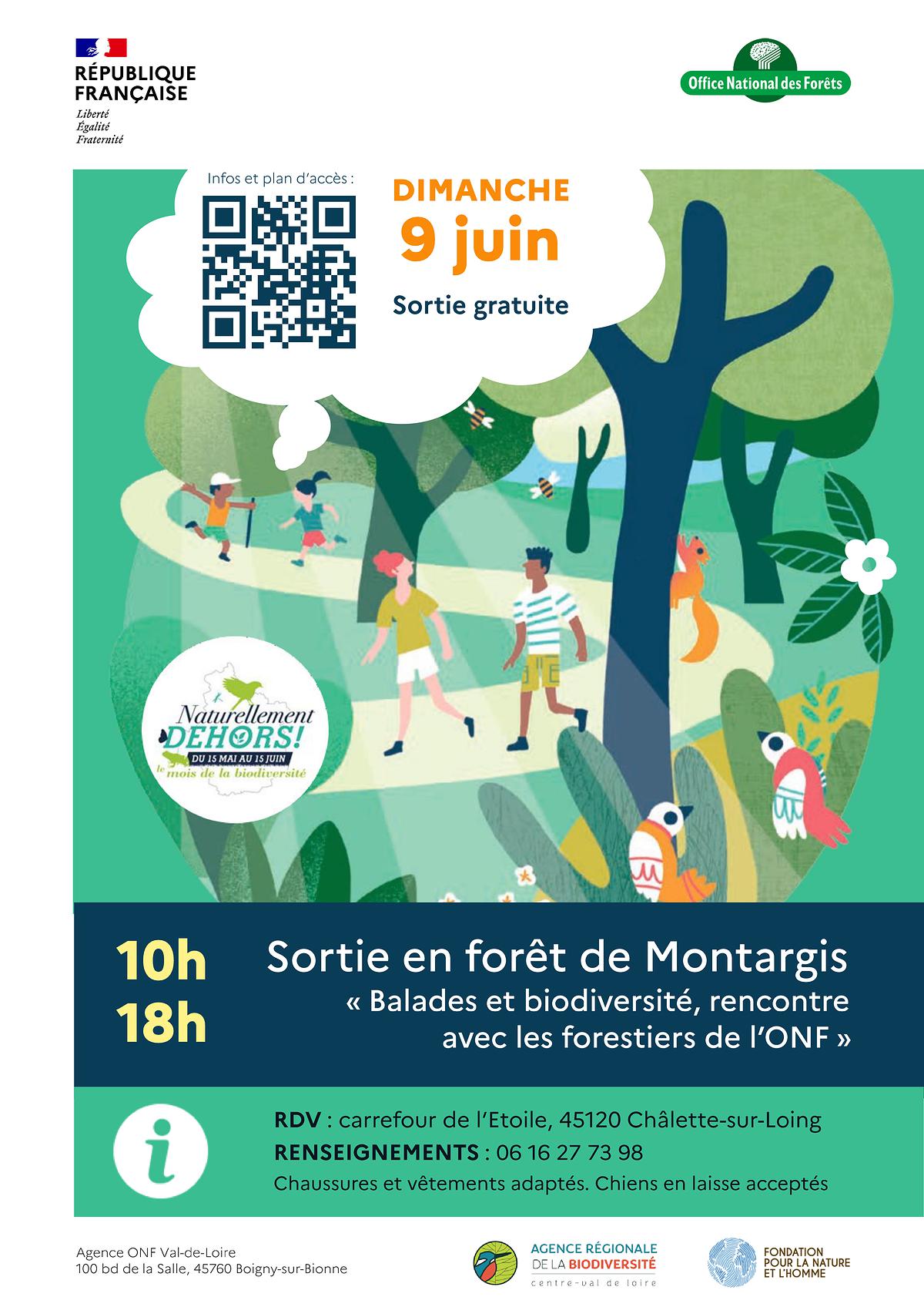 Affiche de l'événement du 09/06 en forêt de Montargis
